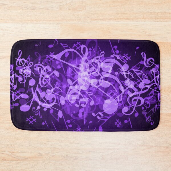 Item preview, Purple Glow Music Notes designed and sold by HavenDesign.