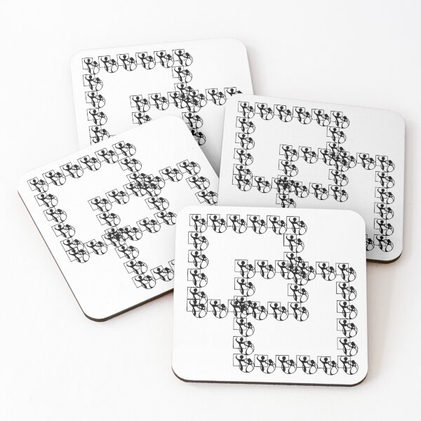Item preview, LL Interlock BLK designed and sold by Square Dancing Gifts & Merchandise.