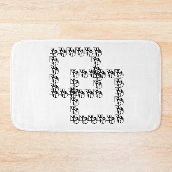 Item preview, LL Interlock BLK designed and sold by Square Dancing Gifts & Merchandise.