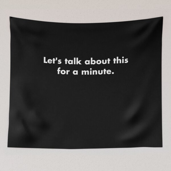 Item preview, Let's talk about this for a minute. designed and sold by vkdesign.
