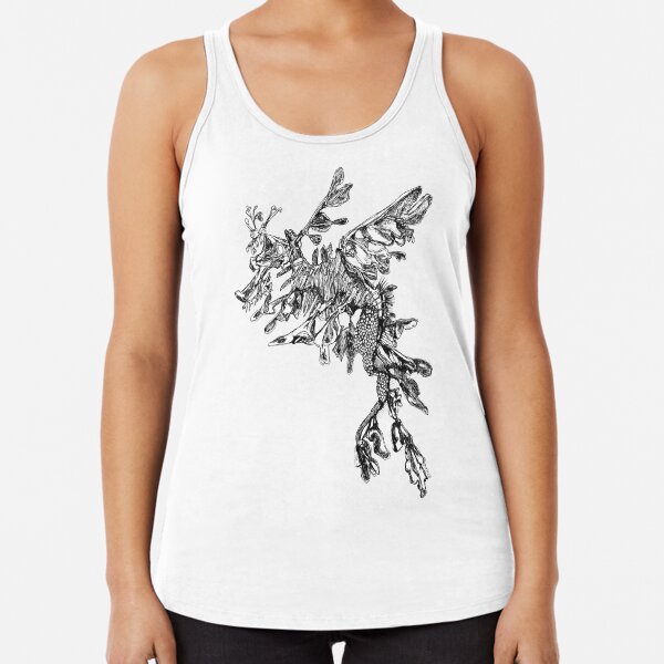 Steve the Leafy Seadragon Racerback Tank Top