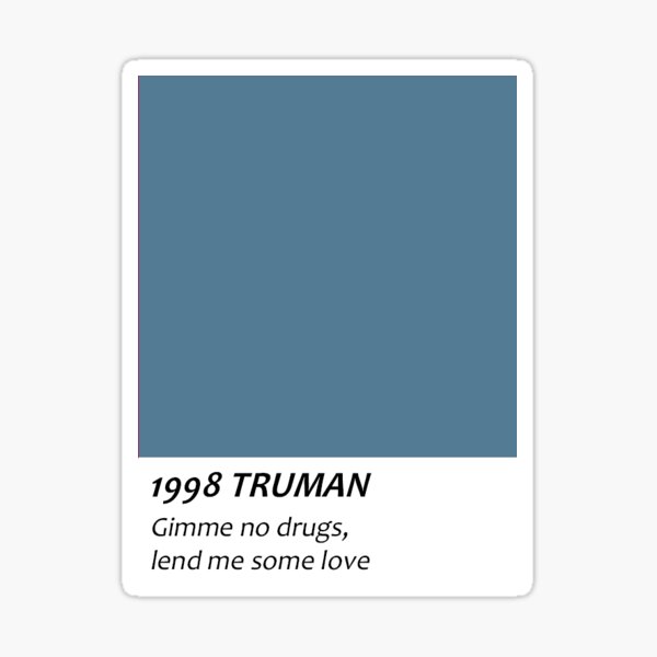 Item preview, 1998 Truman designed and sold by Kool Stickers.