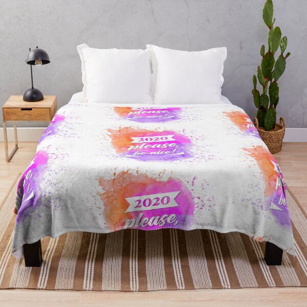 Item preview, Watercolor plash "2020, Please, be nice" designed and sold by MrazTees.