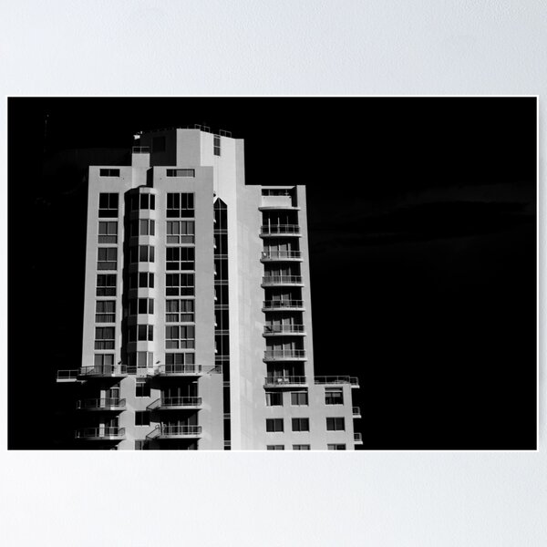 Item preview, B & W Skyscraper on the Gold Goast designed and sold by myraj.