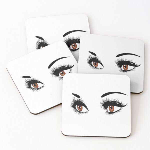 Item preview, Brown eyes with long eyelashes  designed and sold by AnnArtshock.