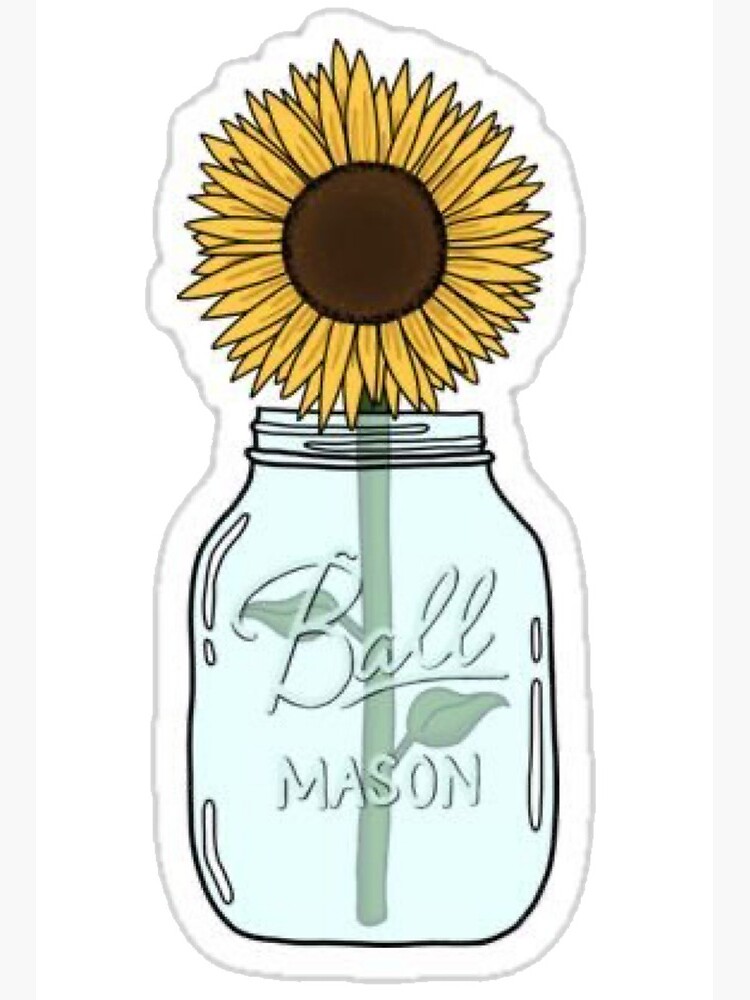 Free Free 287 Sunflower In Mason Jar Svg SVG PNG EPS DXF File
