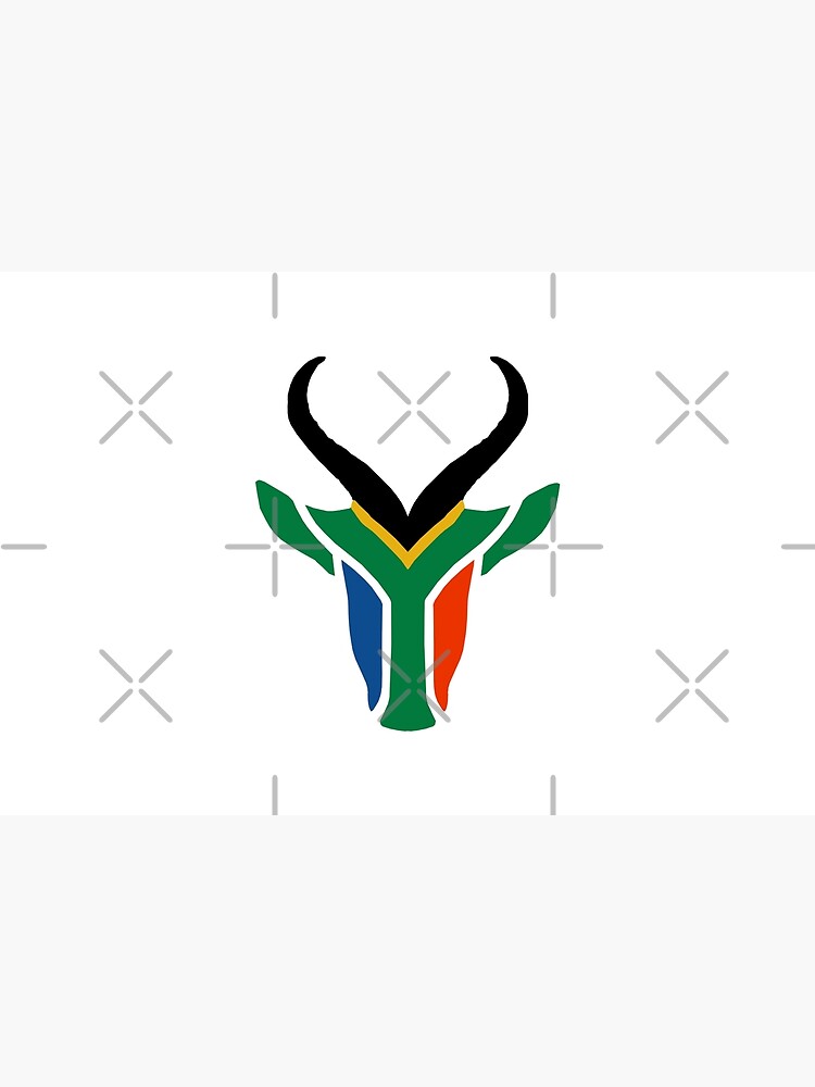 Disover South African Flag Springbok 2020 Bath Mat