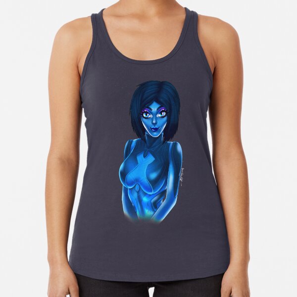 smart artificial girl Racerback Tank Top