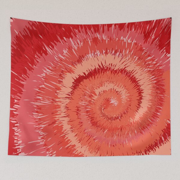 Item preview, Red Spiral Tie-Dye Style Hippie Costume designed and sold by mashmosh.