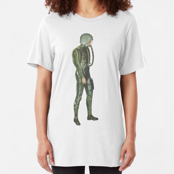 vintage astronaught Slim Fit T-Shirt