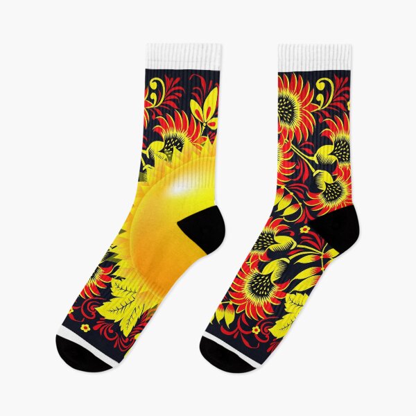 Item preview, Khokhloma sun and flowers designed and sold by Aleks96.
