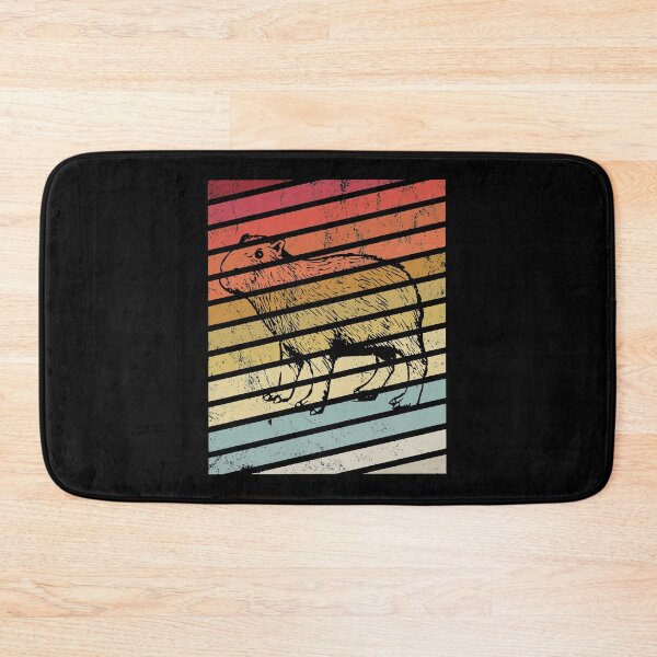 Item preview, Vintage Capybara Lover Retro Rodent Silhouette Gift graphic designed and sold by Grabitees.