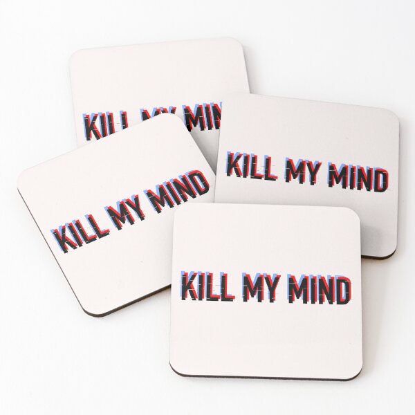 Item preview, Glitched Kill My Mind Illustrative Piece designed and sold by Khushi Mali.