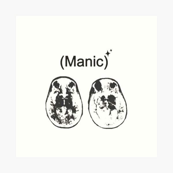 Manic Brain Art Art Print