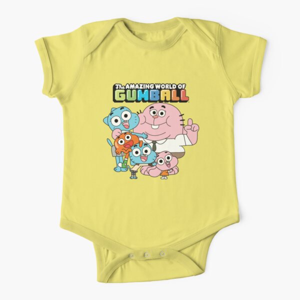 The Amazing World of Gumball Short Sleeve Baby One-Piece
