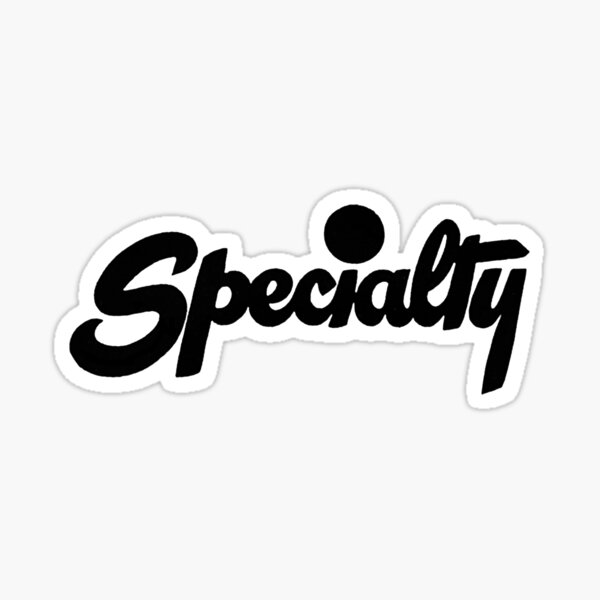 SPECIALTY RECORDS SUPERCOOL T-SHIRT Sticker