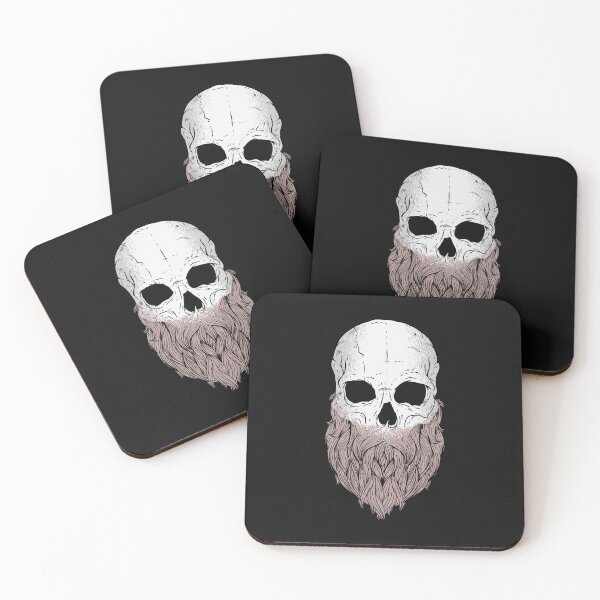 Item preview, Skull, beard, full beard designed and sold by DerSenat.
