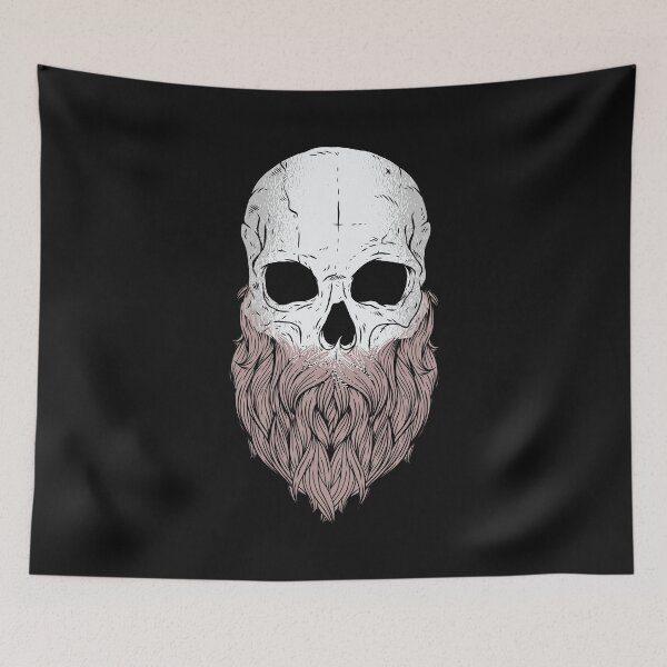 Item preview, Skull, beard, full beard designed and sold by DerSenat.