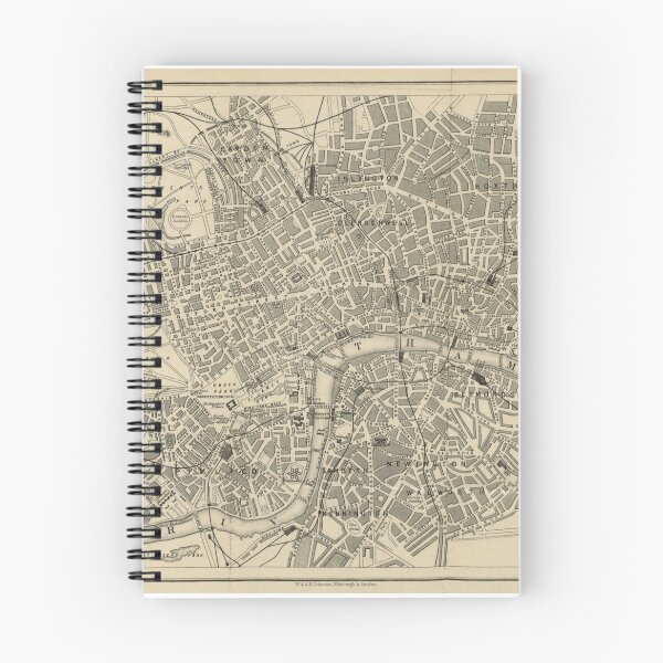 Item preview, London map (19th century) designed and sold by tambet.