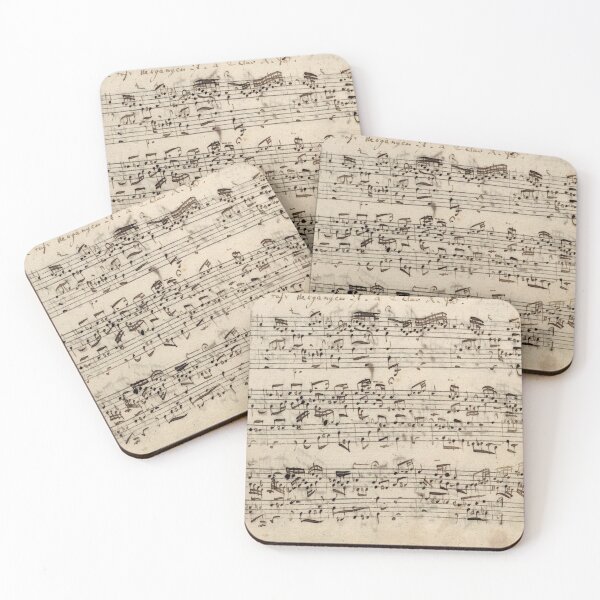 Item preview, Bach music notes from "Little Organ Book" designed and sold by tambet.