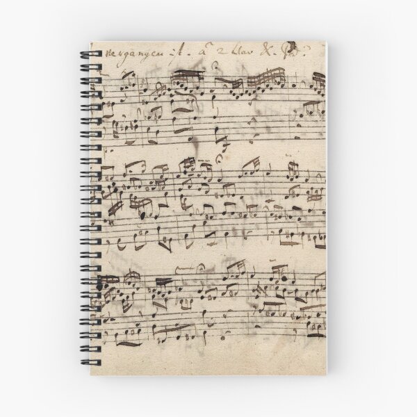 Item preview, Bach music notes from "Little Organ Book" designed and sold by tambet.