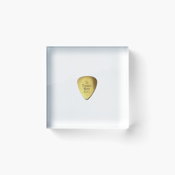Item preview, "To Freaky Math Girl" Guitar Pick designed and sold by chloekari.