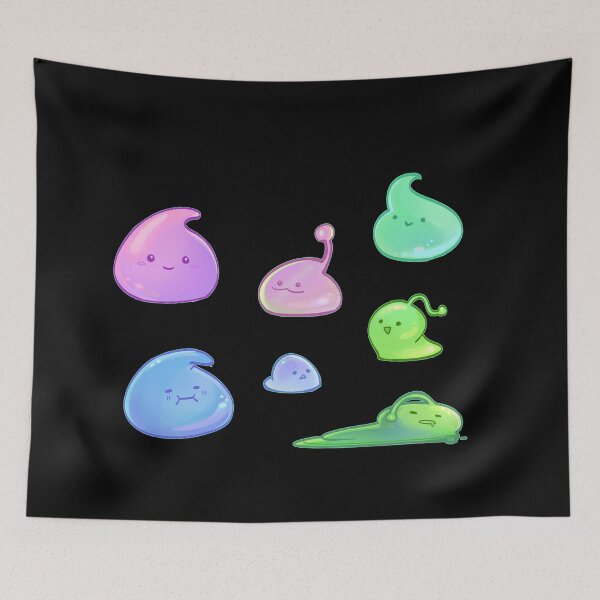 Item preview, Happy Slime Buddies designed and sold by WormLasagna.