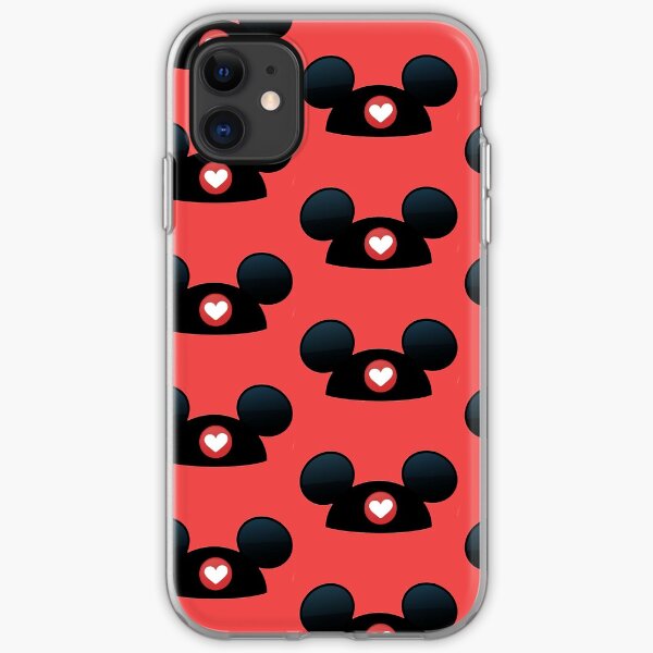 mickey ears iPhone Soft Case