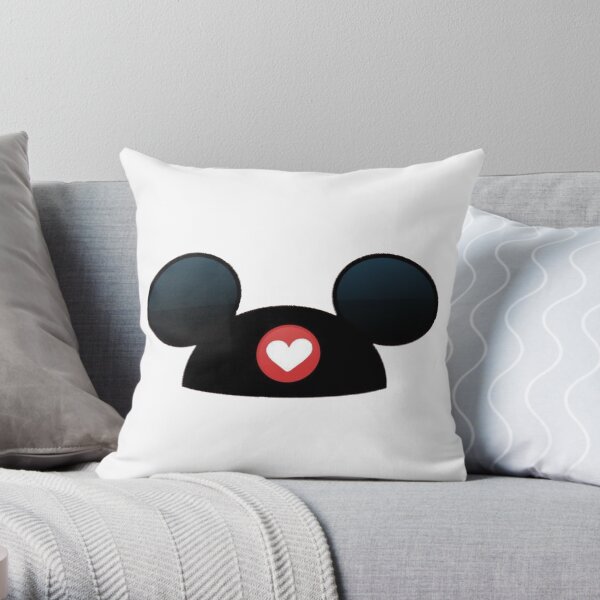 mickey ears Throw Pillow