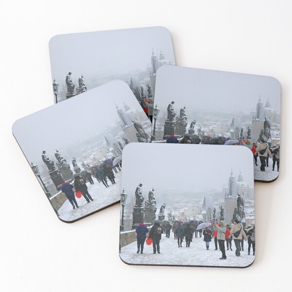 Item preview, Snowing on Charles bridge  - Prague designed and sold by Hercules Milas.