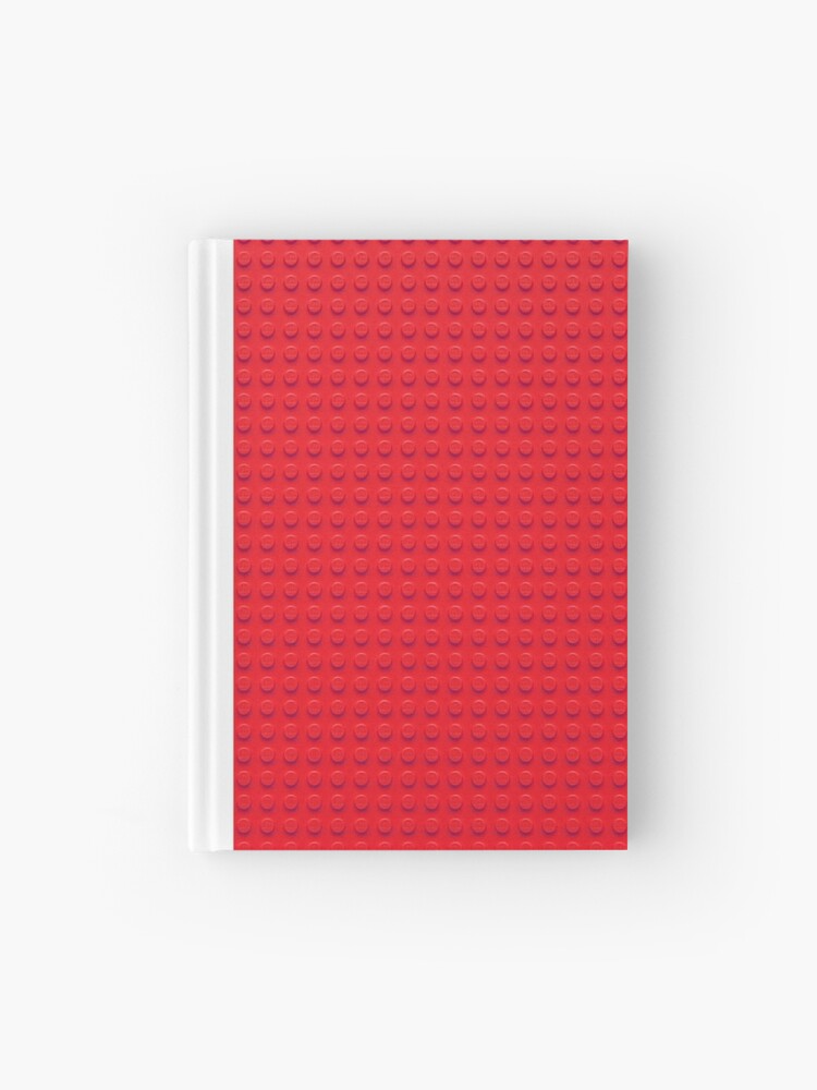 Building Block Brick Texture Red Hardcover Journal By Graphix Redbubble - roblox baseplate texture