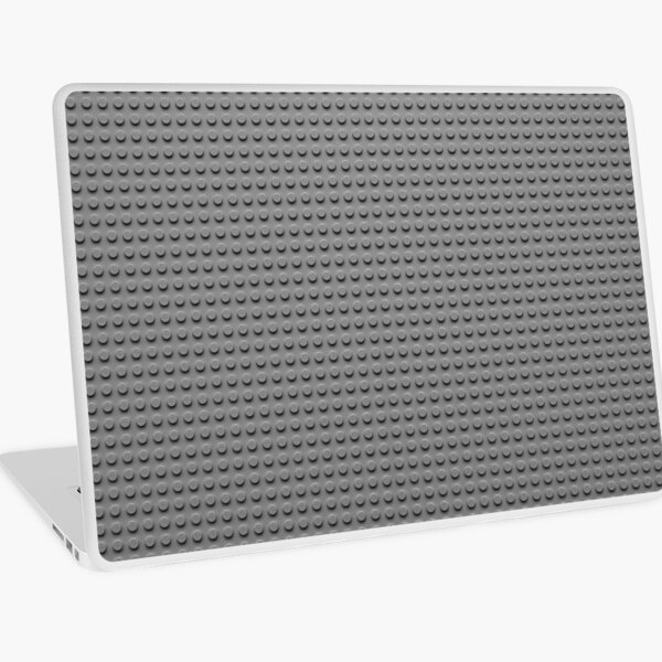 Building Block Brick Texture - Gray Laptop Skin