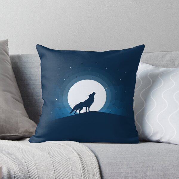 Wolf Throw Pillow