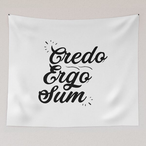 Item preview, Credo Ergo Sum - Black designed and sold by saechla.