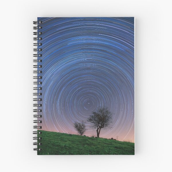 Item preview, Star trail behind tree designed and sold by kiliantorres.