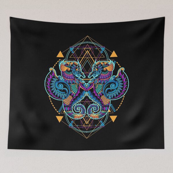 Item preview, Seahorse psychedelic. designed and sold by emphatic.