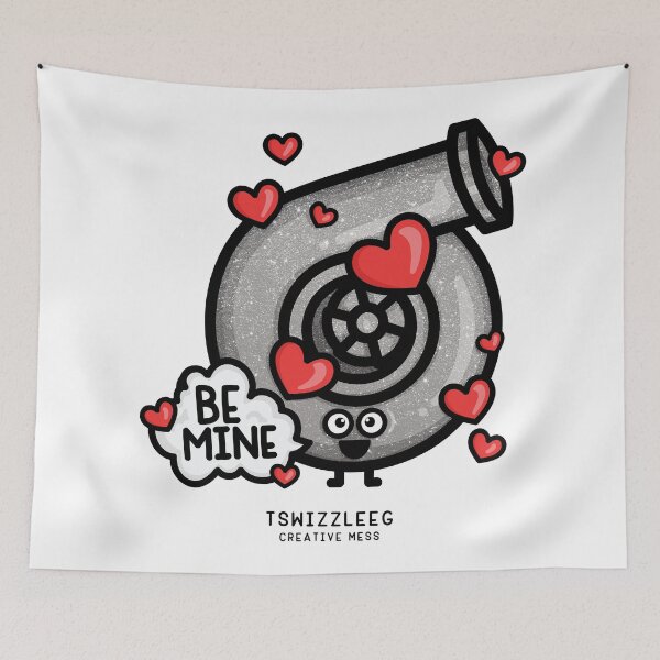 Item preview, Cutest Turbo - Be Mine (Hearts and Sparkle) designed and sold by TswizzleEG.