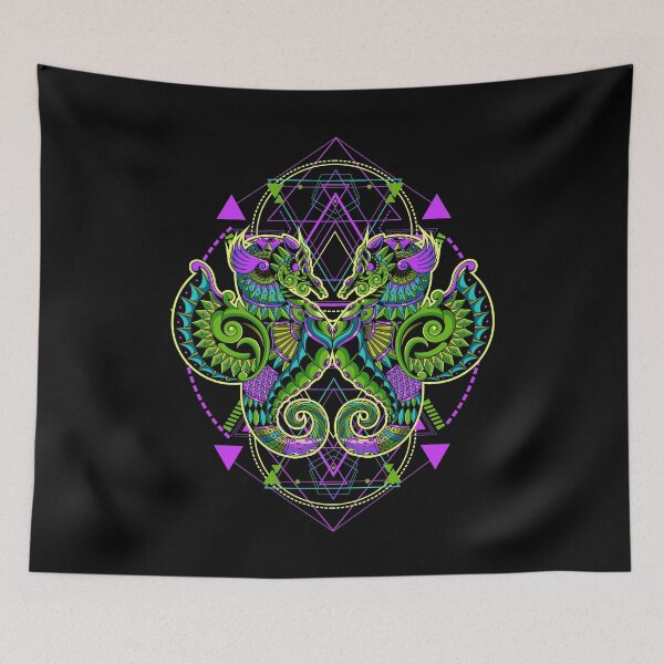 Item preview, Seahorse psychedelic. designed and sold by emphatic.