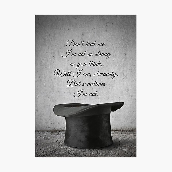 Item preview, Gentleman Jack Don't Hurt Me quote designed and sold by OkidokiBarlick.