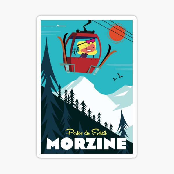 Aperçu de l'œuvre Affiche de Morzine créée et vendue par Gary Godel.