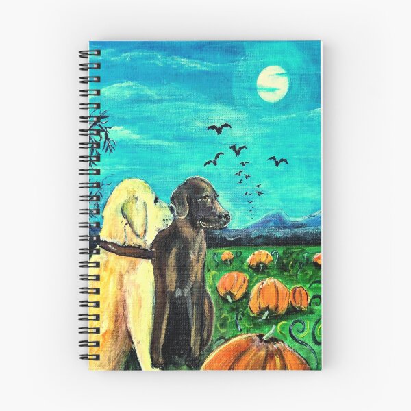 Item preview, Dogs In Pumpkin Patch designed and sold by Paintings by gretzky.