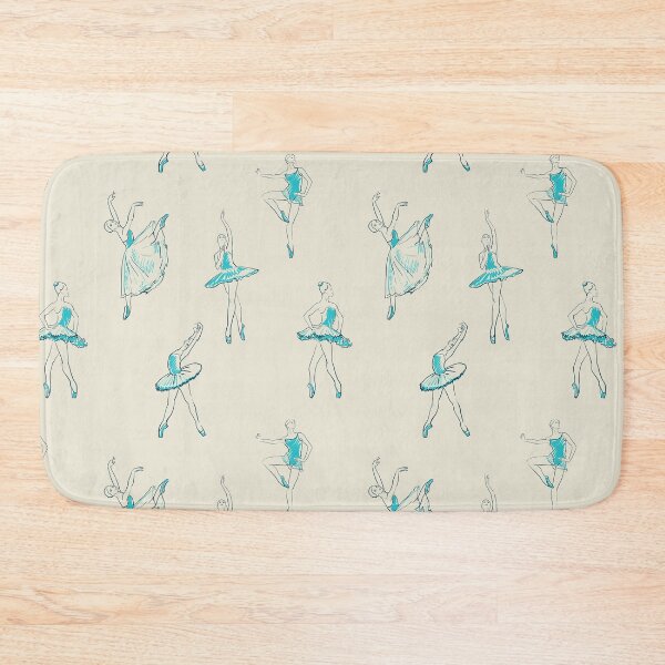 Item preview, girls ballerina standing in a pose seamless pattern designed and sold by Olga Berlet.