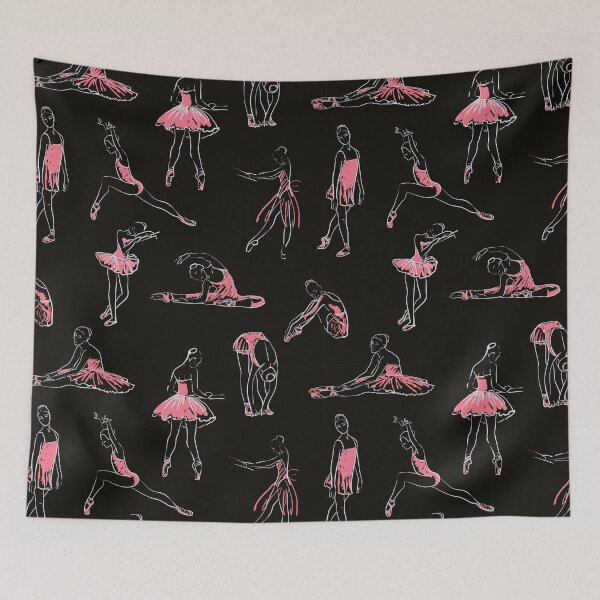 Item preview,  girls ballerina standing in a pose seamless pattern designed and sold by Olga Berlet.