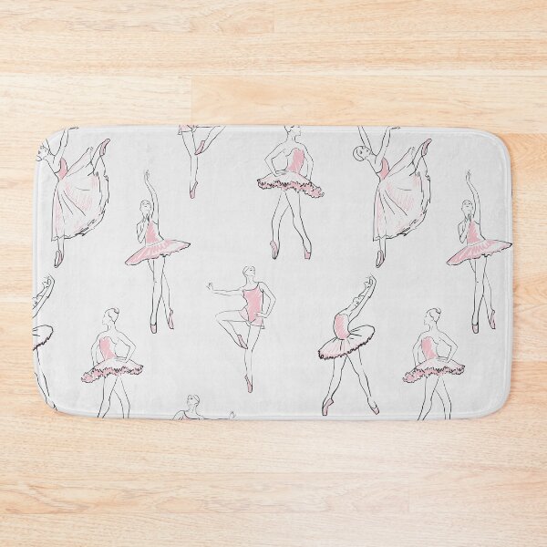 Item preview, girls ballerina standing in a pose seamless pattern designed and sold by Olga Berlet.