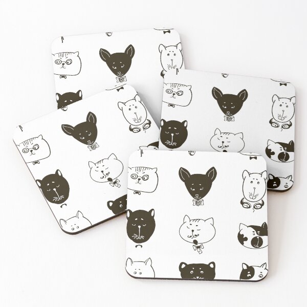 Item preview, Set of cats heads.  designed and sold by Olga Berlet.