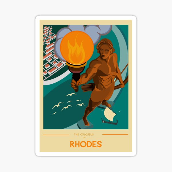 The Colossus of Rhodes Sticker