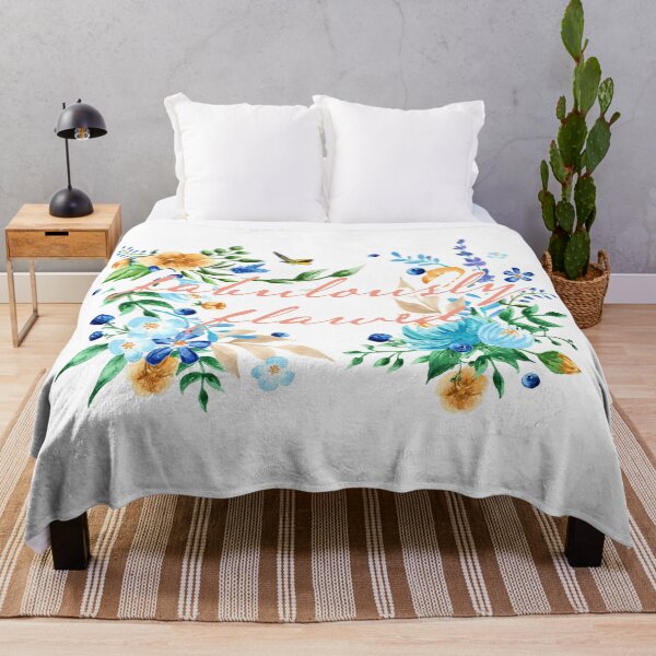 Item preview, Blue Yellow Flowers - Fabulously Flawed designed and sold by MaplewoodMerch.