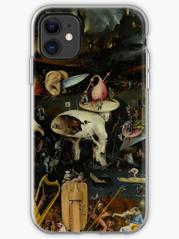 Hieronymus Bosch Holle Der Garten Der Luste Iphone Hulle Cover Von Viastilano Redbubble