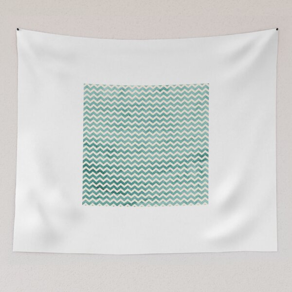 Item preview, Teal water color chevron designed and sold by DavidMay.
