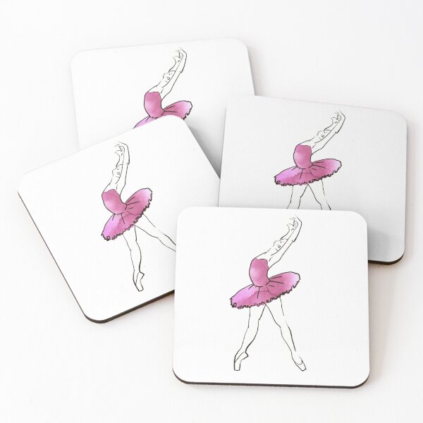 Item preview, ballerina figure, watercolor illustration designed and sold by Olga Berlet.
